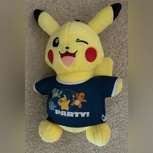 Kid’s Build a Bear Yellow Pokémon Pikachu Plush Stuffed Animal Birthday Party